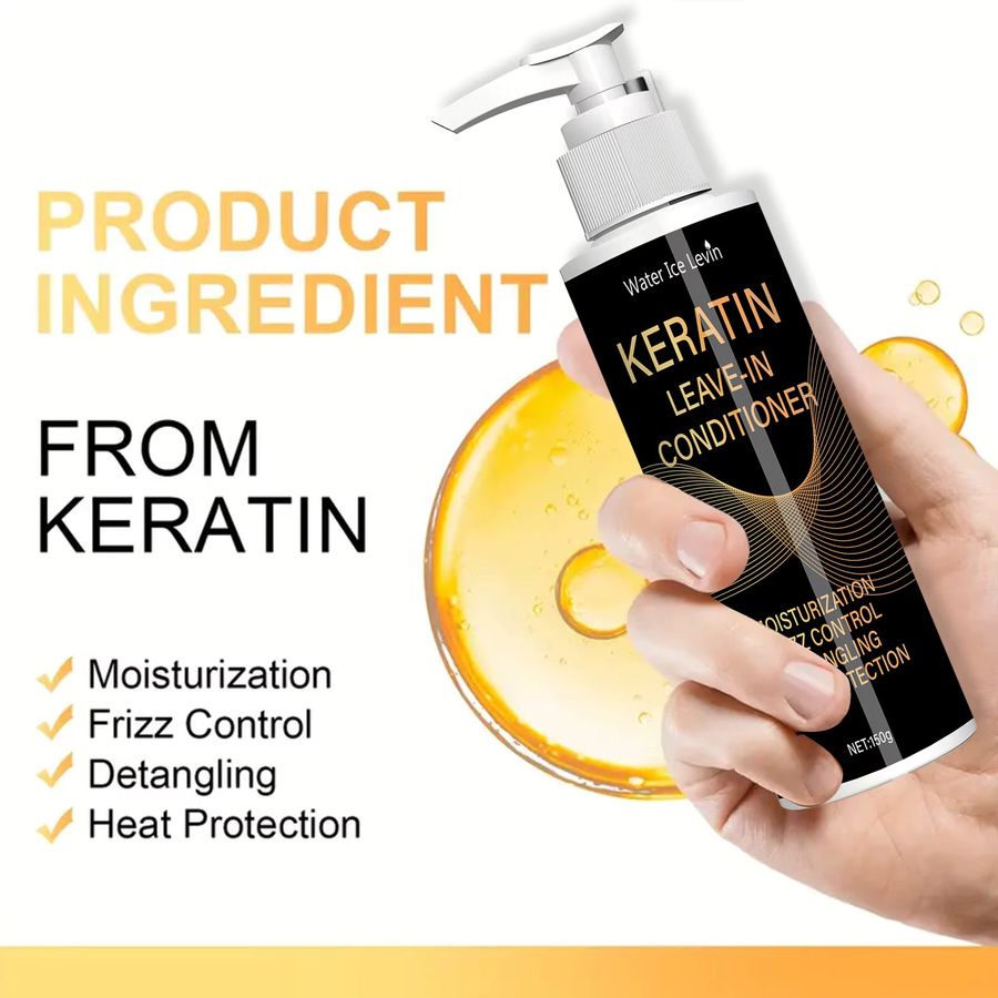 Water Ice Levin Leave-In-Conditioner mit Keratin und Kokosnussöl, Unisex - Bild 3