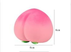 BC Pet Supplies Pfirsich Käse Squishy Stressball, Squishies Fidget Sensorisch - Bild 1