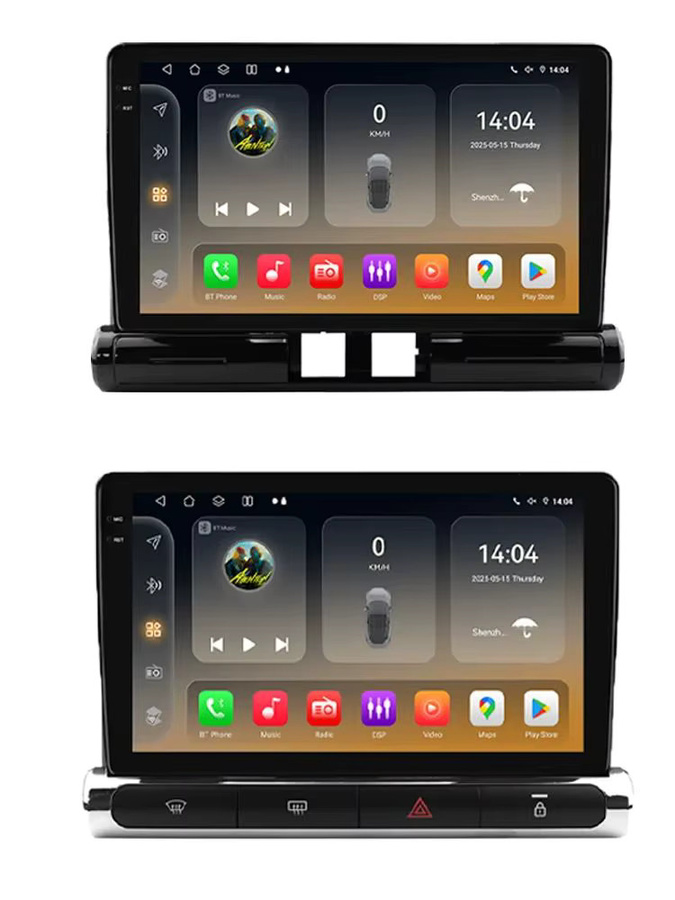 Hizpo Android 14 Auto-Multimedia-Player für Citroen C3 C4 Aircross 2017-2023 mit 8GB RAM, 128GB Speicher, Snapdragon 6115, Wireless CarPlay, 4G, GPS und Bluetooth in Schwarz - Bild 4