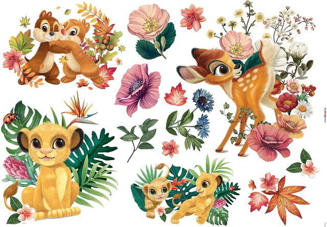 Komar Be Nature Deko-Sticker für Kinder, Mehrfarbig, B: 100 cm, H: 70 cm - Bild 1
