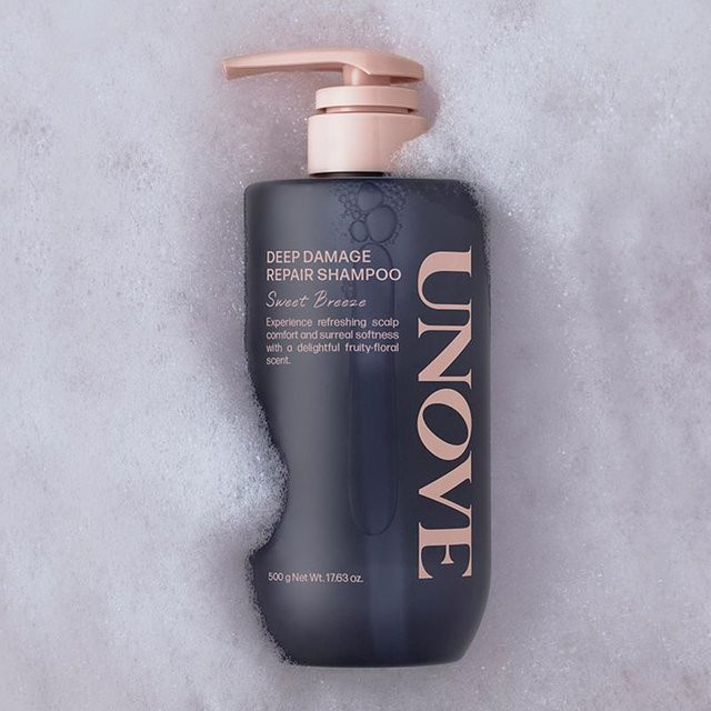 UNOVE Deep Damage Repair Shampoo, Süße Brise, für strapaziertes und trockenes Haar - Bild 1