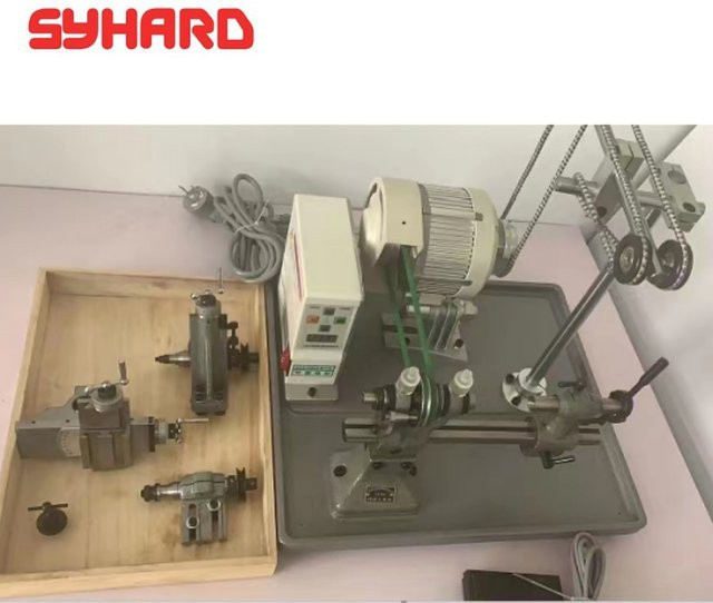 Sanyinghe C6104 Uhrmacher Drehmaschine 220V in Grau - Bild 1