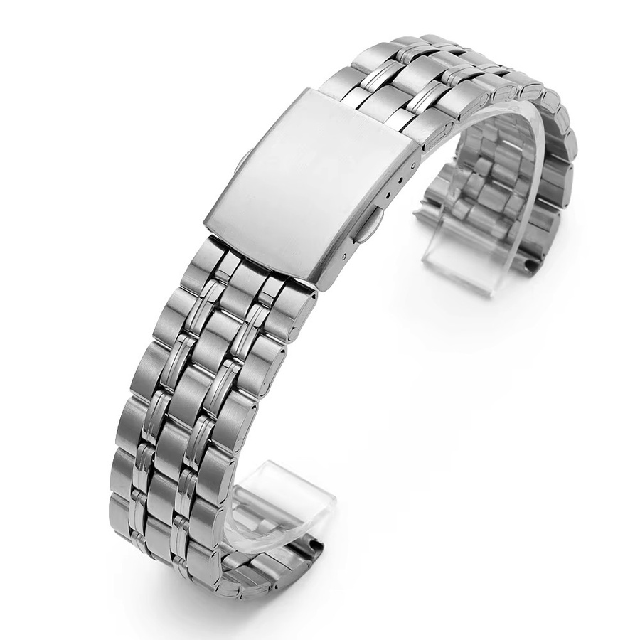 crazyband Uhrenarmband Edelstahl, Silber, Damen, 20 mm, 22 mm - Bild 3