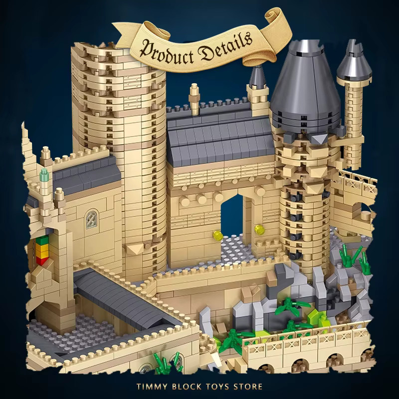 Hot Toys Hogwarts Mittelalterliches Magisches Schloss, Baustein-Set, 6000 Teile - Bild 2