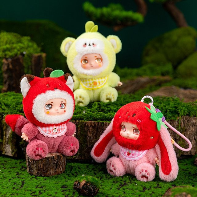 Sweetheart Party Series Blind Boxes, Gefüllter Schlüsselanhänger, Plüsch / Textil, Tiere - Bild 1