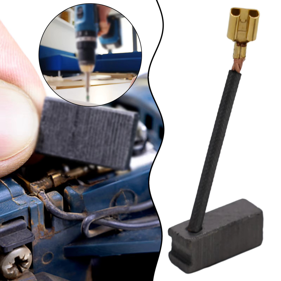 Vibratite Kohlebürsten Set in Schwarz für Akku-Bohrhämmer 36V-LI und 36VF-LI, Maße: 7 x 8 x 18 mm - Bild 3