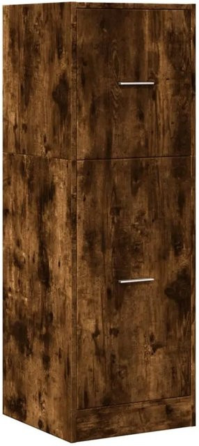 vidaXL Apothekerschrank aus Holzwerkstoff in Räuchereiche, B/T/H: 40 x 41 x 118 cm - Bild 1