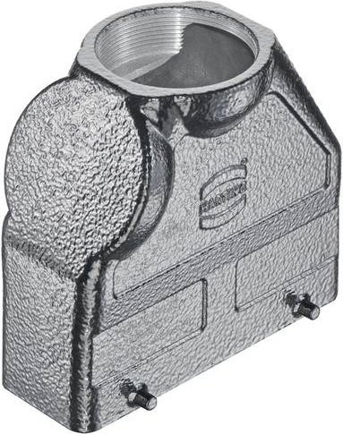 HARTING Tüllengehäuse 19 30 724 0429 19307240429 in Schwarz und Silber aus Aluminium - Bild 1