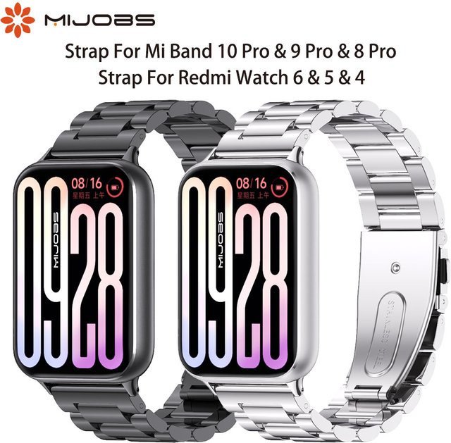 Xiaomi Uhrenarmband Edelstahl, Silber, Unisex - Bild 1