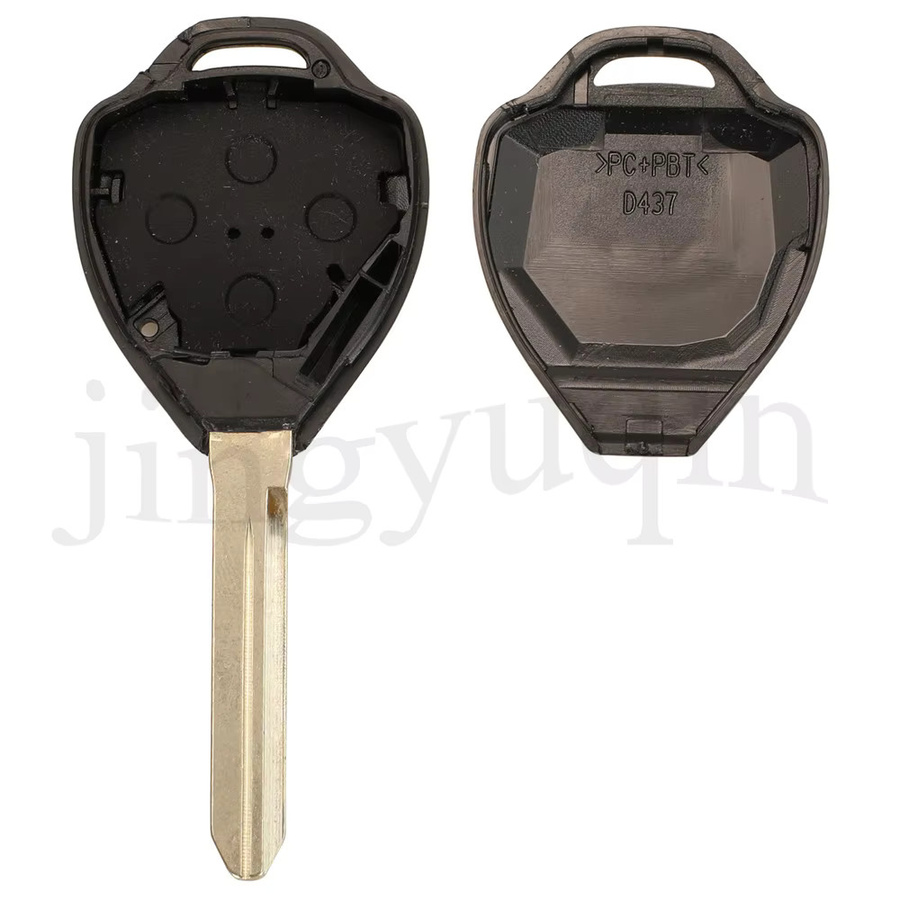 Jingyuqin Smart Remote Autoschlüssel für Toyota Verso, Corolla, Yaris Verso und Avensis mit ID-G Chip, Schwarz, 433 MHz, Ersatzschlüssel 89071-0F060 - Bild 4