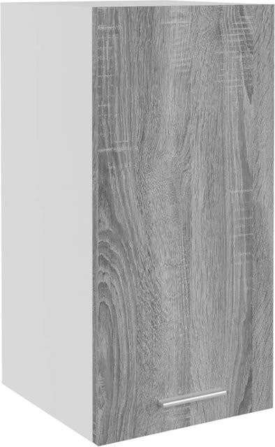 vidaXL Hängeschrank Küche Sonoma Grau aus Holzwerkstoff mit Glas, B/T/H: 29,5 x 31,0 x 60,0 cm - Bild 1