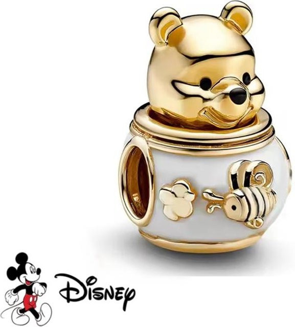 Disney Anhänger Stitch Buzz Lightyear Winnie Puuh Charms, Silber, Damen - Bild 1