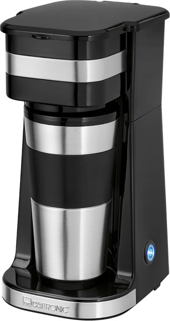 Clatronic Filterkaffeemaschine KA 3733 in Silber und Schwarz mit Automatikabschaltung - Bild 1