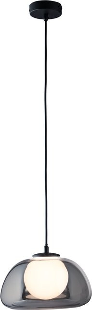 LIVARNO HOME LED-Pendelleuchte aus Glas in Grau und Transparent - Bild 1