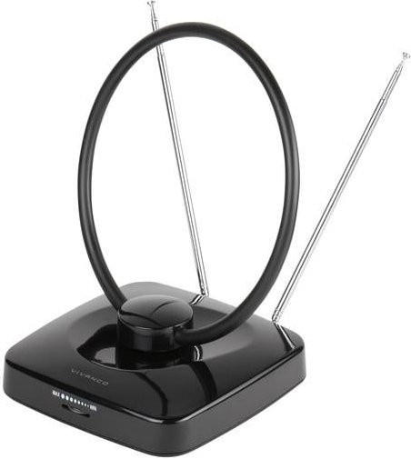Vivanco Full HD Indoor-Antenne im Ring-Design mit LTE-Filter in Schwarz (38884) - Bild 1