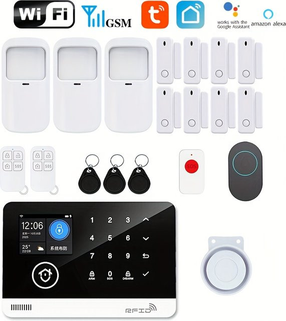Tuya Smart Anti-Diebstahl-Alarm mit Infrarot-Körpererkennung und WLAN-Sicherheitssystem für dein Zuhause oder dein Geschäft - Bild 1