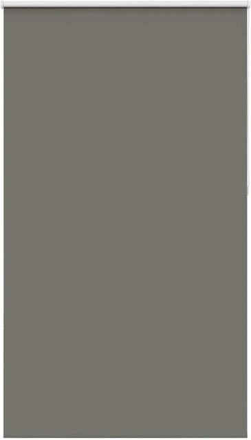 vidaXL Verdunkelungsrollo Grau aus Polyester mit Wärmedämmung B: 140 cm, H: 230 cm - Bild 1