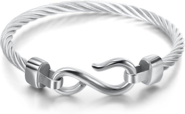 Wucifang Jewelry Armband, Titanstahl, Dreifarben, Silber, Damen - Bild 1