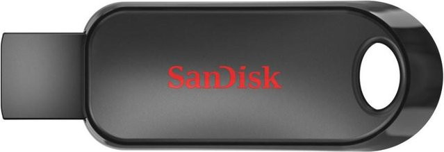 SanDisk Cruzer Snap USB-Stick 128GB USB 2.0 Schwarz - Bild 1