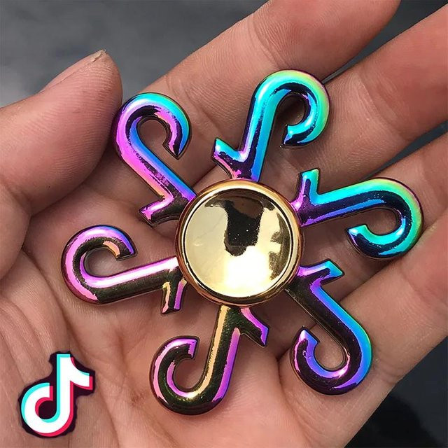 Wucifang Bags Metall Fidget Spinner, Legierung, Finger Kreisel - Bild 1