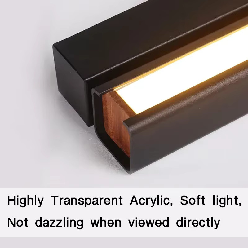Sanoni Moderne LED Wandleuchte in Schwarz, 350 Grad drehbar und verstellbar für Wohnzimmer, Schlafzimmer und Treppen - Bild 4