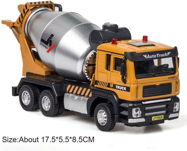 Betonmischer Bagger Spielzeugmodellauto, 1:50, Metall, mit Sound und Licht, ab 14 Jahren - Bild 1