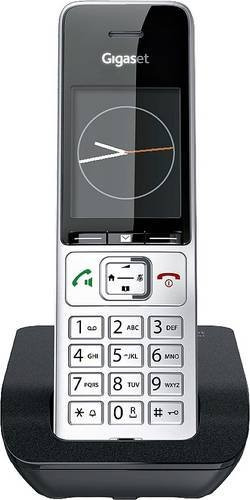 Gigaset 500 Comfort Schnurlostelefon mit 2,2 Zoll TFT-Farbdisplay, Freisprechfunktion und Hörgerätekompatibilität, Silver Black - Bild 1