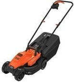BLACK+DECKER Rasenmäher BEMW451-QS in Orange/Schwarz mit Fangkorb und Netzbetrieb, Schnittbreite: 32 cm - Bild 1