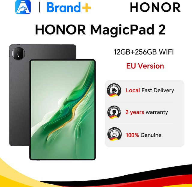 HONOR MagicPad 2 Android Tablet mit 12,3 Zoll OLED-Display, Snapdragon 8s Gen 3 und 10050mAh Akku - Bild 1