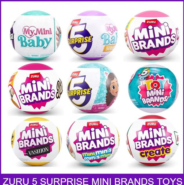 Zuru My Mini Miniatur Kawaii Baby Food Figuren, Miniatur-Spielzeug - Bild 1