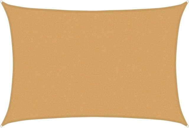 vidaXL Sonnensegel rechteckig aus HDPE in Sandfarben B/B/H: 2,5 x 3,5 m - Bild 1