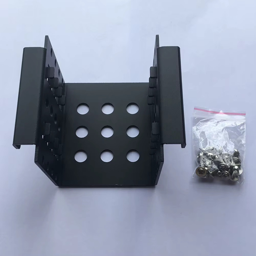 ALLOYSEED 4-Bay SSD-auf-3,5-Zoll-Festplatten-Caddy-Chassis, interner Montageadapter in Schwarz - Bild 6