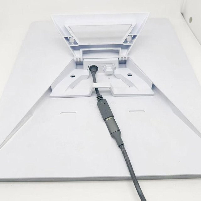 Wasserdichtes USB-C auf DC-Netzteil Kabel für Starlink Mini, Grau, Länge: 12 cm - Bild 1