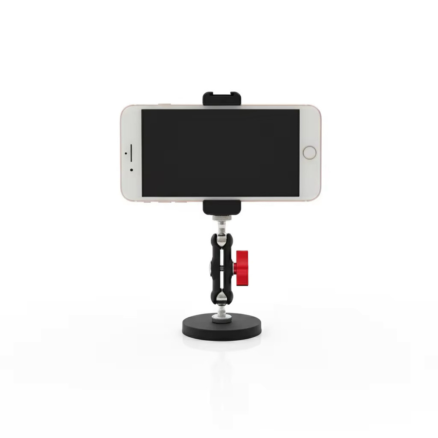 ERIKOLE Magnetische Smartphone Halterung in Schwarz für Gym und Stativ mit starken Magneten für iPhone, Samsung und Xiaomi - Bild 4