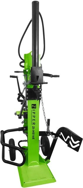 Zipper Elektro-Holzspalter ZI-HS16E in Grün mit 4500 W und 16 t Spaltkraft für bis zu 300 mm Spaltgutdurchmesser - Bild 1