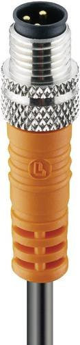 Lumberg Automation M8 Stecker gerade konfektioniert 10 Sensor-Aktor-Steckverbinder 4-polig orange 5,00 m - Bild 1