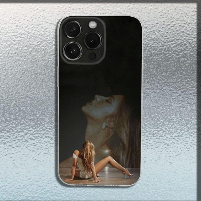 Singer 18 Tate M-McRae Handyhülle für iPhone 11 bis 16, Transparent, Grau - Bild 1