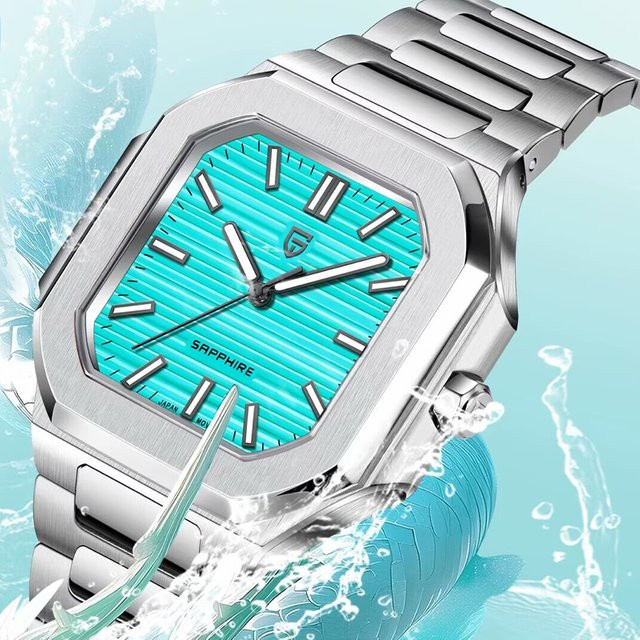 PAGANI DESIGN Armbanduhr Quarz, Edelstahl, Saphirglas, Herren - Bild 1