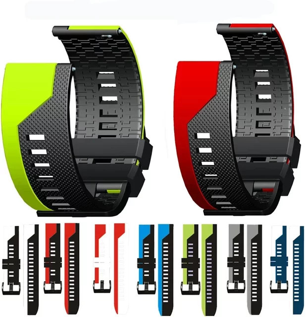 QCTOG Uhrenarmband Silikon, 22 mm, Bunt, Unisex - Bild 1