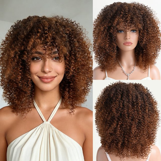 MAISI Synthetische Perücke mit Locken, 16 Zoll - Bild 1