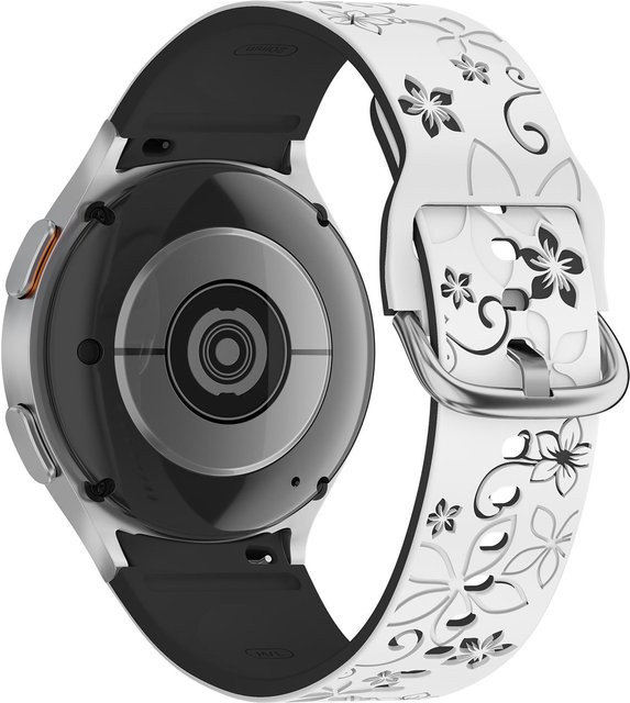 LUJING Uhrenarmband Silikon, Weiß, Unisex - Bild 1