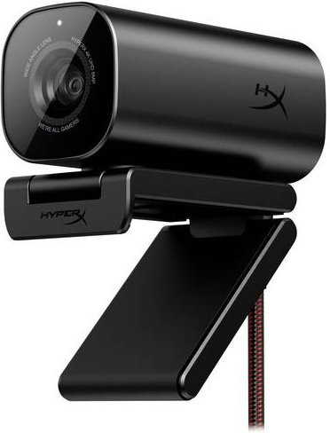 HyperX Vision S 4K UHD Webcam in Schwarz mit USB-C Anschluss und Klemm-Halterung - Bild 1