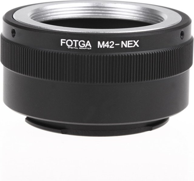 Fotga M42 Adapterring auf Sony E-Mount für NEX, A7 und A6000 in Schwarz - Bild 1