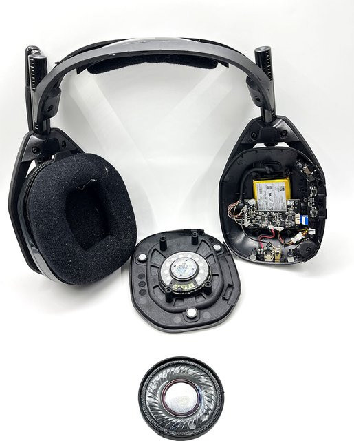 Astro A50 Original Lautsprechertreiberinheit A40 Reparaturzubehör DIY Kit in Schwarz - Bild 1