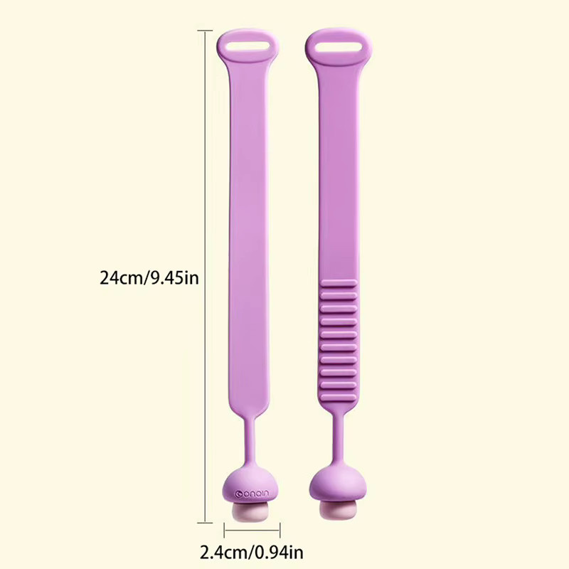 JETTING Silikon-Toilettendeckelheber in Pilzform als Ringgriffhalter für Bad und WC, Pink - Bild 2