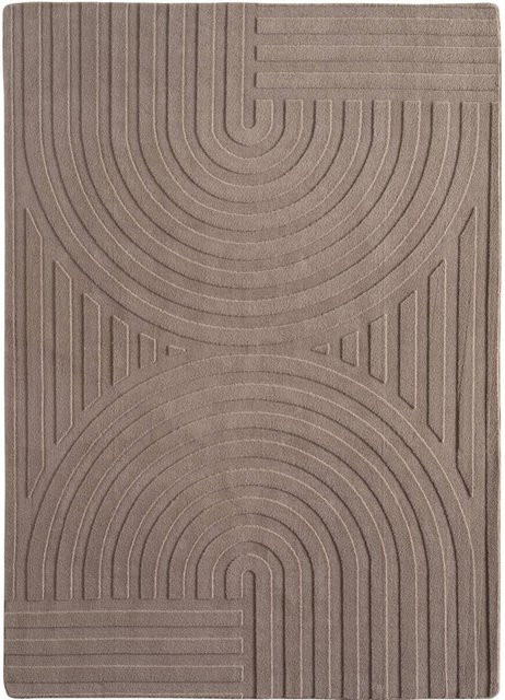 Ayyildiz Teppich POMPEI in Beige und Creme im Boho-Stil mit High-Low-Effekt, B: 120 cm, L: 170 cm - Bild 1