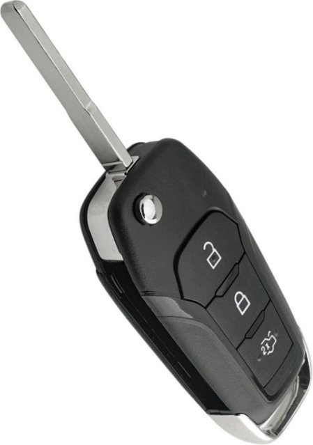 Ford Transit Remote Key Fob für 2016-2019 MK8 mit 433 MHz und ID49 Chip in Schwarz - Bild 1