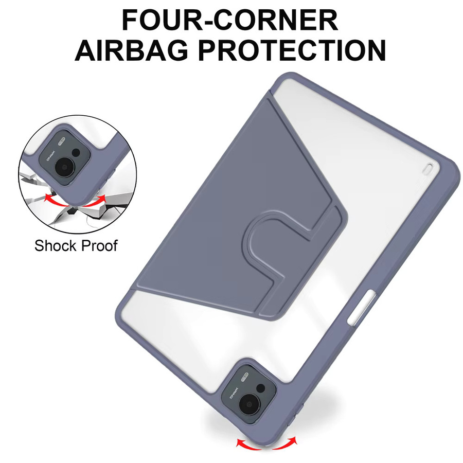 AYANJIN Schutzhülle für Xiaomi Pad 7S Pro 2025 mit 360 Grad Rotation, Acryl Case mit Stifthalter, Farbe: Blau, 12,5 Zoll - Bild 5