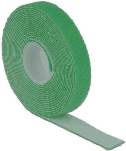 Delock 18726 Klettband zum Bündeln in Grün, Länge: 3 m, Breite: 13 mm - Bild 1