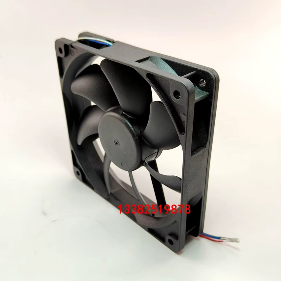 ADDA Server-Lüfter AD12024XB257B01 DC 24 V 0,28 A Schwarz B/T/H: 120 x 120 x 25 mm - Bild 3